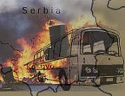 szerb busz